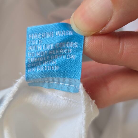 J. McLaughlin Maisie SlimTapered Leg Elastic Waist Pull-On Pants White Women 4 - Picture 11 of 11